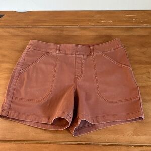 SPANX Women's Terracotta Cargo Shorts Size XL
